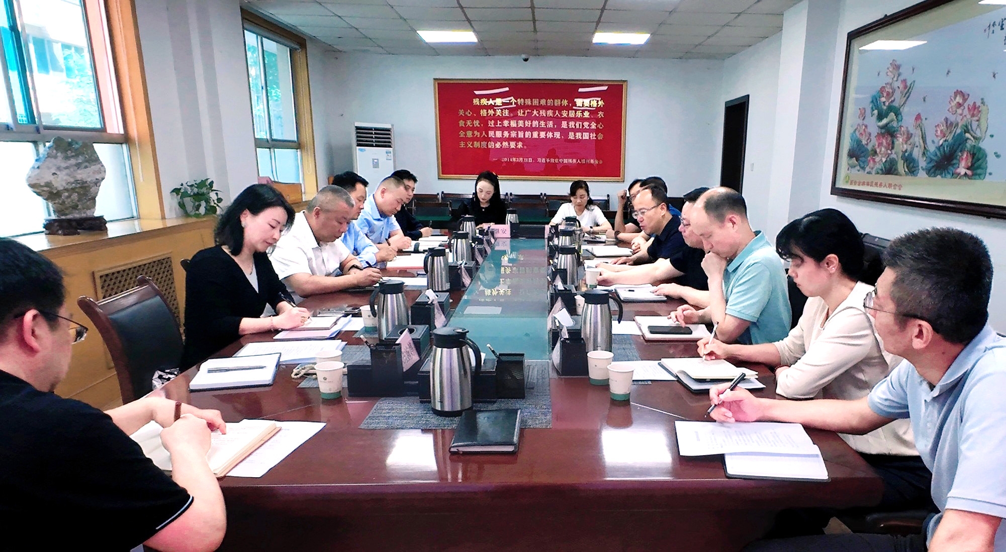 强盛一行赴西安市残疾人联合会开展专题调研——共商残疾人康复养老事业生长，，，，探索科技助残服务新模式