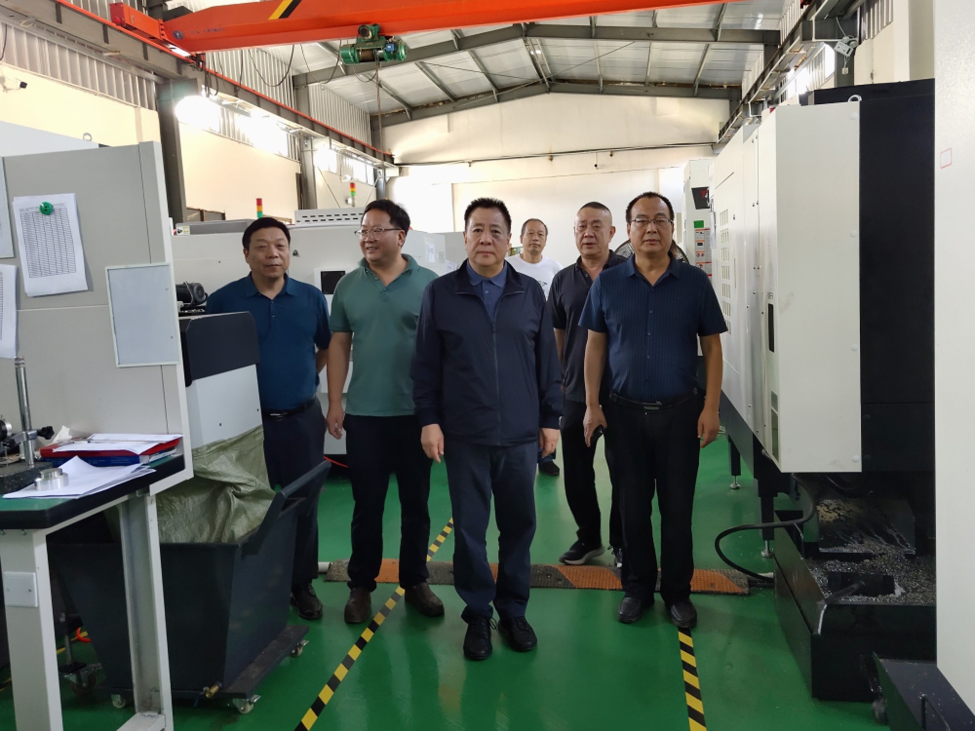 yl23411永利集团党委书记、董事长金辉赴陕西长钢新兴科技工业公司调研